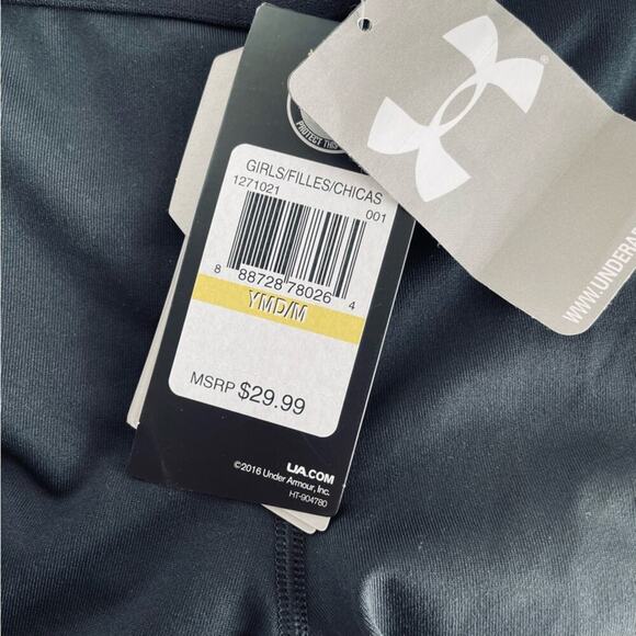 🆕 Under Armour Capri length athletic pants NWT size youth medium - Picture 10 of 10